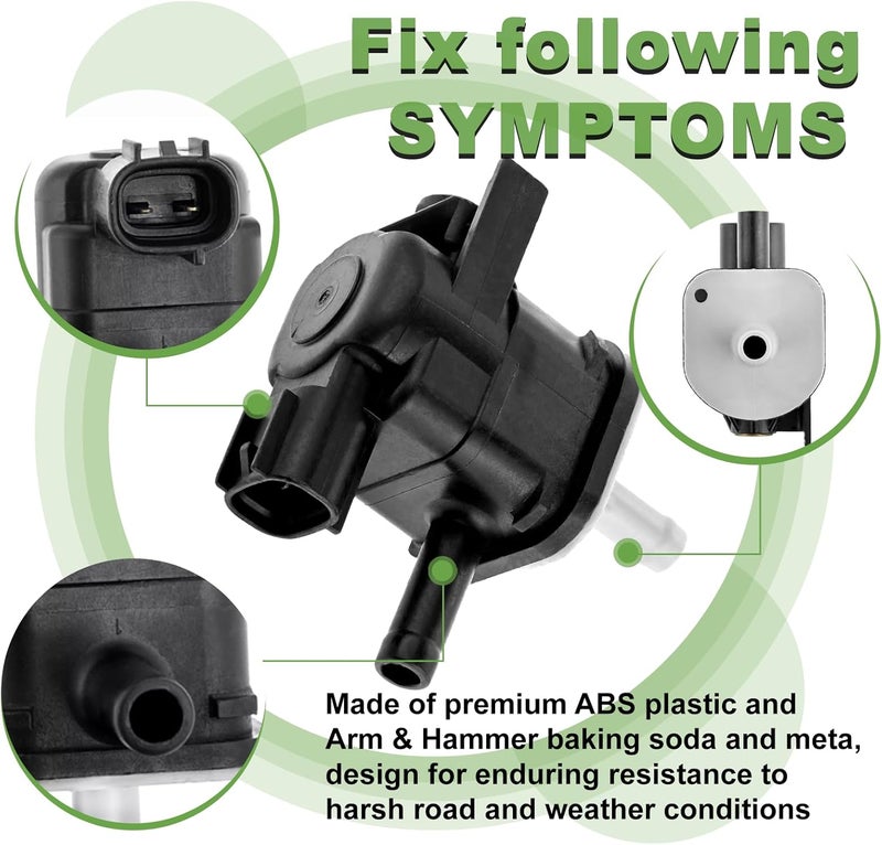 Mormonea 90910-12276 136200-7010 Evap Vapor Canister Purge Valve Solenoid Compatible With xA xB xD 4Runner Camry Corolla Highlander Matrix Prius Tacoma Tundra - Image 4